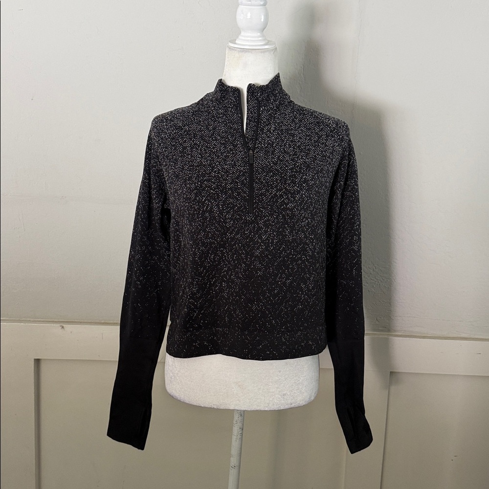 lululemon athletica Black Half-Zip Sweatshirt
